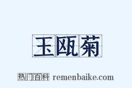 玉瓯菊是什么意思的图片